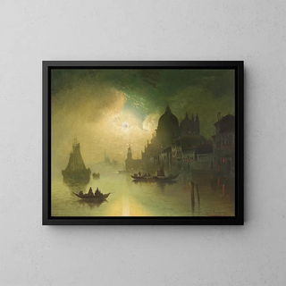 Karl Kaufmann - A Moonlit Night over Venice.webp