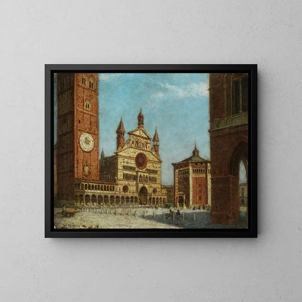Vue de Crémone - Karl Kaufmann — ingelijst kunstwerk aan de muur
