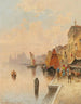 La Giudecca Venise - Karl Kaufmann — weergave van het kunstwerk