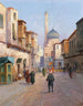 Straatscène uit het oosten - Karl Kaufmann — weergave van het kunstwerk