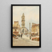 Place à Capoue en Italië - Karl Kaufmann — ingelijst kunstwerk aan de muur