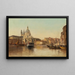 Venetië, Canal Grande met uitzicht op Santa Maria della Salute - Karl Kaufmann — ingelijst kunstwerk aan de muur