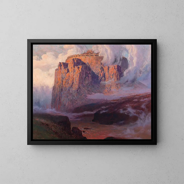Vers Walhall - Karl Ludwig Prinz — ingelijst kunstwerk aan de muur