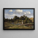 Landschap zomer met een lavendelaar - Karl Millner — ingelijst kunstwerk aan de muur