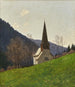 van de Chapelle Saint-Oswald in de vallei van de Höllental - Karl Schuster — weergave van het kunstwerk