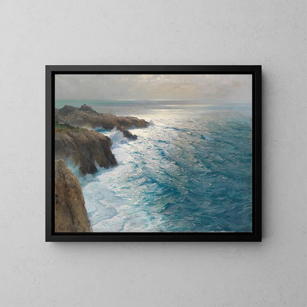 Rupture de mer - Karl Theodor Boehme — ingelijst kunstwerk aan de muur
