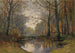 Autumn Forest Landscape Painting - Karl Vikas — artwork view