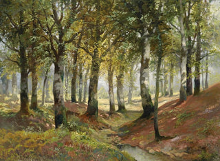 Boslandschap - Karl Vikas — weergave van het kunstwerk