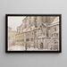 Winter Walk Painting - Karl Wenzel Zajicek — framed artwork on a wall