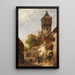 Petite ville du sud de l'Allemagne en été - Karl Weysser — ingelijst kunstwerk aan de muur