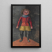 L'enfant - Karl Wiener — ingelijst kunstwerk aan de muur