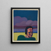 Portret van de Vrouwelijke Figurant van Goede Vrijdag - Karl Wiener — ingelijst kunstwerk aan de muur