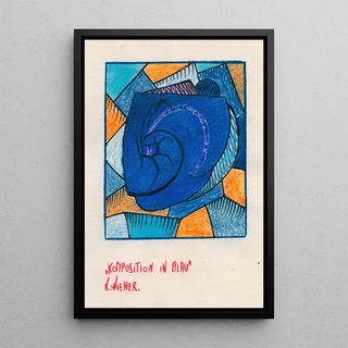 Karl Wiener - Komposition in Blau.webp