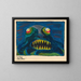 Moloch - Karl Wiener — ingelijst kunstwerk aan de muur
