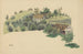 Zonder Titel Boerderijen op Heuvel - Karl Wiener — weergave van het kunstwerk