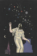 Zonder titel collage vrouw sterren kathedraal Saint-Étienne - Karl Wiener — weergave van het kunstwerk