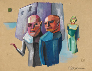 Karl Wiener - Ohne Titel Figurenstudie.webp