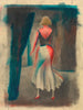 Vrouwelijk figuur zonder titel, gezien van achteren - Karl Wiener — weergave van het kunstwerk