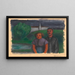 Onbekend VI - Karl Wiener — ingelijst kunstwerk aan de muur