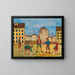Kinderen die spelen - Karl Wiener — ingelijst kunstwerk aan de muur
