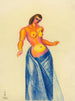 Vrouw halfnaakt II - Karl Wiener — weergave van het kunstwerk