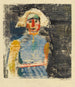 Portret van een vrouw II - Karl Wiener — weergave van het kunstwerk