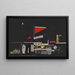 voor de 40e verjaardag - Karl Wiener — ingelijst kunstwerk aan de muur
