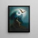 Hélios, martelaar en zoon gekruisigd - Karl Wilhelm Diefenbach — ingelijst kunstwerk aan de muur