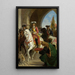 Ingang van Karel III in Madrid in 1710 - Karl von Blaas — ingelijst kunstwerk aan de muur