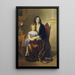 Leonie comtesse Lanckoronska née comtesse Potocka avec son fils Karl - Karl von Blaas — ingelijst kunstwerk aan de muur