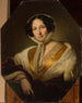 portret van Elżbieta Woroncow née Branicka 1792-1880 - Karl von Blaas — weergave van het kunstwerk