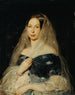 Portret van een dame - Karl von Jagemann — weergave van het kunstwerk