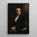 Portrait of Teodor Rygier sculptor - Karol Miller — framed artwork on a wall