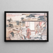 Act VII - Katsushika Hokusai — framed artwork on a wall