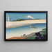 Bush Tamagawa - Katsushika Hokusai — framed artwork on a wall