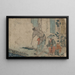 Kawasaki Painting - Katsushika Hokusai — framed artwork on a wall