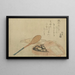 Nanairo zazenmame - Katsushika Hokusai — framed artwork on a wall