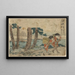 Numazu - Katsushika Hokusai — framed artwork on a wall