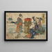 Odawara - Katsushika Hokusai — framed artwork on a wall
