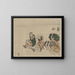 Shimada - Katsushika Hokusai — ingelijst kunstwerk aan de muur