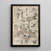 Fête de peinture - Kawanabe Kyōsai — ingelijst kunstwerk aan de muur