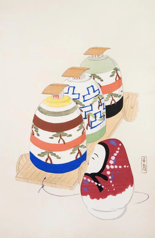 Kawasaki Kyosen - Kyosens Collected Illustrations of Japanese Toys Pl083.webp
