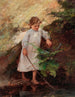 Girl in a Landscape - Kazimierz Alchimowicz — artwork view