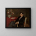 portret van Bolesław Malinowski - Kazimierz Mordasewicz — ingelijst kunstwerk aan de muur