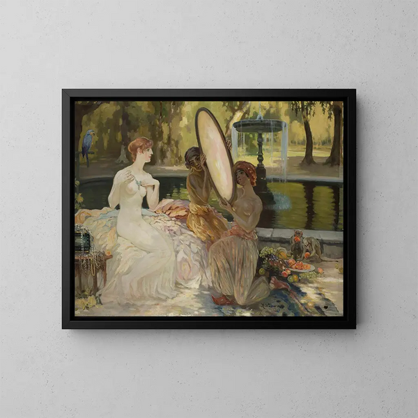 Sprookjesjuwelen - Kazimierz Stabrowski — ingelijst kunstwerk aan de muur