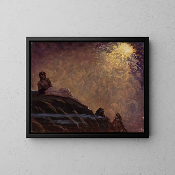 Fantasiecompositie - Kazimierz Stabrowski — ingelijst kunstwerk aan de muur