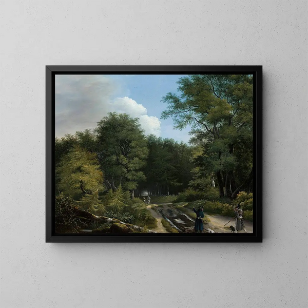 Bosweg - Kazimierz Jan — ingelijst kunstwerk aan de muur