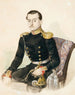 Portret van een officier - Kazimir Antonovich Yasevich — weergave van het kunstwerk