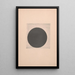 Black Circle Painting - Kazimir Malevich — framed artwork on a wall