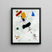 Suprematism - Kazimir Malevich — framed artwork on a wall